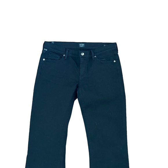 Citizens of humanity black Kelly low rise boot cut leg flare boho jean size 30 - Picture 7 of 11